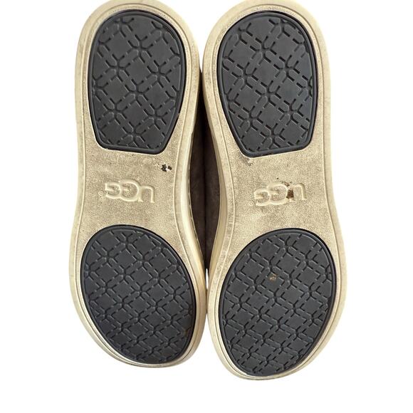 UGG Australia Suede Wool-Lined Sneakers Gray Size 8.5 - Picture 5 of 7